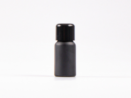 Schwarzglasflasche 10 ml - Schraubverschluss Kunststoff